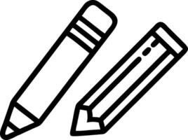 Pencil and eraser symbolizing creation and correction with ample space for text. concept as A pencil and an eraser representing the fundamentals of creation and vector