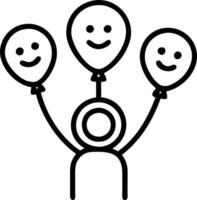 People with Floating Piggy Banks and Smiling Faces concept as A group of people with floating piggy banks and smiling faces set against a whimsical background of vector