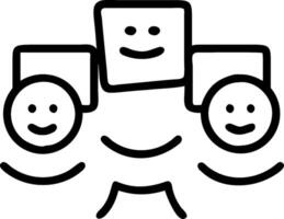 People with Floating Piggy Banks and Smiling Faces concept as A group of people with floating piggy banks and smiling faces set against a whimsical background of vector