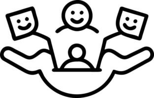People with Floating Piggy Banks and Smiling Faces concept as A group of people with floating piggy banks and smiling faces set against a whimsical background of vector