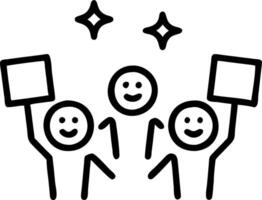 People with Sparkling Coins and Happy Smiles concept as A group of people with sparkling coins and happy smiles set against a whimsical background offering ample vector