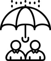 People with Umbrellas and Rainy Cityscape concept as A group of people with colorful umbrellas walking through a rainy cityscape set against a whimsical backgrou vector