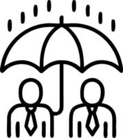 People with Umbrellas and Rainy Cityscape concept as A group of people with colorful umbrellas walking through a rainy cityscape set against a whimsical backgrou vector