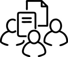 People with Watercolor Brushes and Business Documents concept as A group of people holding watercolor brushes and business documents set against a whimsical back vector