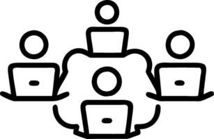 People with Watercolor Brushes and Business Documents concept as A group of people holding watercolor brushes and business documents set against a whimsical back vector