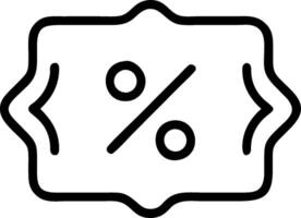 Percentage icon with copy space on white background concept as A illustration of a percentage icon with ample copy space on a white background perfect for vector