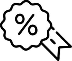Percentage illustration with blank area for customizable text concept as A creative depiction of a percentage illustration featuring a blank area for customizabl vector