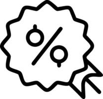 Percentage illustration with blank area for customizable text concept as A creative depiction of a percentage illustration featuring a blank area for customizabl vector