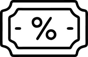 Percentage symbol with copy space for project planning concept as An artistic rendering of a percentage symbol with spacious copy space suitable for project plan vector