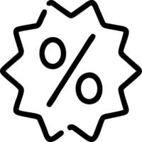 Percentage symbol with copy space for project planning concept as An artistic rendering of a percentage symbol with spacious copy space suitable for project plan vector