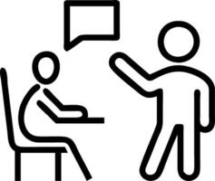 Personal Branding Coach with Client concept as A personal branding coach works one on one with a client to enhance their professional image and reach. in Photo S vector