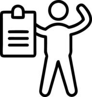 Personal trainer with dumbbells and a nutrition guide indicating fitness and health with ample space for text. concept as A personal trainer holding dumbbells an vector
