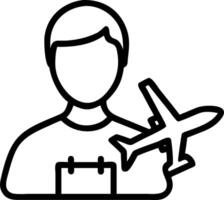 Person and a blueprint of a skyscraper symbolizing urban development in double exposure with copy space. concept as A person intertwined with a skyscraper bluepr vector