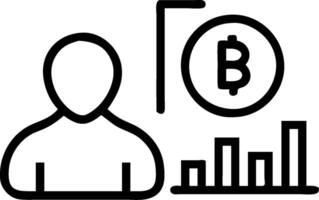 Persona with a bar chart and a calculator symbolizing financial planning in double exposure with copy space. concept as A business person blended with a bar char vector