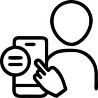 Person Checking Banking Notifications concept as A person checking banking notifications on their smartphone with a clean background providing space for text or vector
