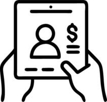 Person Using Financial Dashboard on Laptop concept as A person using a financial dashboard on their laptop with a clean background providing ample space for text vector