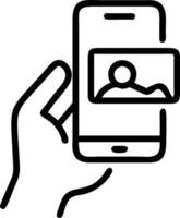 Person Using Mobile Wallet in Store concept as A person using a mobile wallet for payment at a store with a plain background offering space for text or design el vector