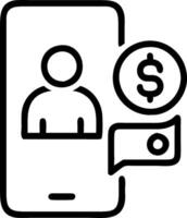 Person Using Savings Calculator on Phone concept as A person using a savings calculator on their phone with a plain background offering ample space for text or g vector