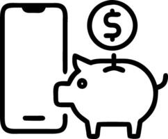 Person Using Savings Calculator on Phone concept as A person using a savings calculator on their phone with a plain background offering ample space for text or g vector