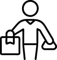 Person with Delivery Box and Customer Service Smile concept as A person holding a delivery box with a bright smile set against a clean background offering space vector