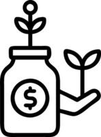 Person with Green Piggy Bank and Coins concept as A person holding a green piggy bank and coins with a clean background offering ample space for text or graphics vector