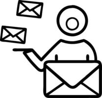 Person with Magic Laptop and Floating Tech Icons concept as A person holding a magic laptop with floating tech icons set against a clean background providing spa vector