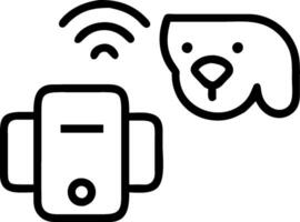 Pet Care with Smart Home Technology concept as Smart home devices used to monitor and care for pets including feeding and activity tracking. in Photo Stock Conce vector