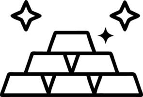 Platinum Bars and Sideways Chart concept as Platinum bars and a sideways chart on a dreamy background offering ample space for text or graphics symbolizing stead vector