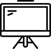 Pointer and flip chart symbol with space for text on a blue background concept as A sleek pointer and flip chart symbol with ample space for text on a blue backg vector