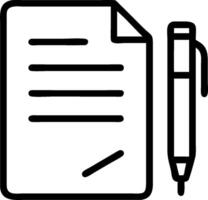 Policy document and pen icon with copy space for social media posts concept as An illustrative policy document and pen icon with copy space tailored for social m vector