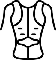 Posture corrector and a lumbar support cushion symbolizing posture and back support with ample space for text. concept as A posture corrector and a lumbar suppor vector