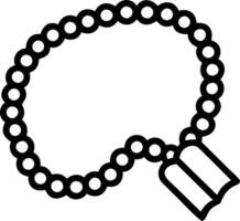 Prayer beads and Quran illustration with space for text and graphics concept as An illustrative prayer beads and Quran design featuring ample space for both text vector