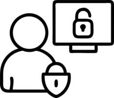 Privacy Focused Product Development concept as Product developers designing software and apps with a strong focus on user privacy and data security features. in vector