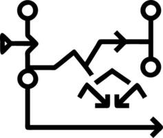 Process improvement icon with copy space on white background concept as A illustration of a process improvement icon with ample copy space on a white back vector