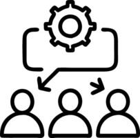 Process Automation Seminar concept as Seminar attendees learn about the benefits and implementation of process automation to reduce costs and errors. in Photo St vector