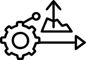 Process improvement symbol with copy space for project planning concept as An artistic rendering of a process improvement symbol with spacious copy space suitabl vector