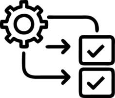 Process improvement symbol with copy space for project planning concept as An artistic rendering of a process improvement symbol with spacious copy space suitabl vector