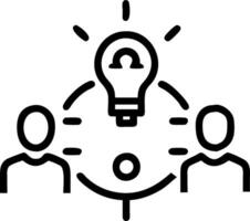 Product development team collaborating in a hybrid innovation meeting concept as A product development team collaborating in a hybrid innovation meeting with mem vector