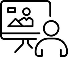 Professional Development Webinar concept as Experts host a webinar focused on professional development and career advancement for remote workers. in Photo Stock vector
