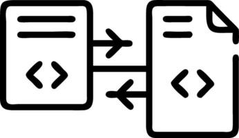Programming dashboard and codebase icon with space for text on a professional background concept as A sleek programming dashboard and codebase icon design with a vector