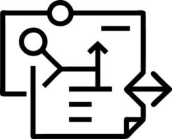Project management icon with copy space on white background concept as A illustration of a project management icon with ample copy space on a white backgr vector