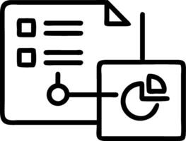 Project management icon with copy space on white background concept as A illustration of a project management icon with ample copy space on a white backgr vector