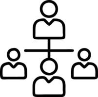 Project manager coordinating a hybrid team meeting concept as A project manager coordinating a hybrid team meeting with team members in the office and joining re vector