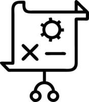 Project management symbol with copy space for project planning concept as An artistic rendering of a project management symbol with spacious copy space suitable vector