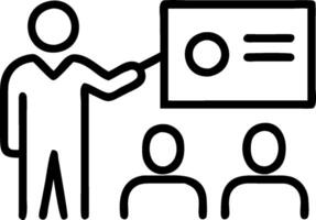 Project manager presenting progress in a team meeting concept as A illustration of a project manager presenting progress in a team meeting featuring a 3 c vector