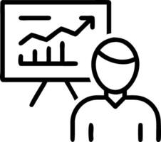 Project Manager with Gantt Chart and Clipboard concept as A project manager reviewing a Gantt chart and holding a clipboard set against a dreamy background offer vector
