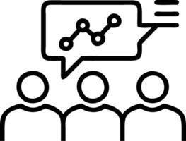 Project team presenting their findings in a business meeting concept as A illustration of a project team presenting their findings in a business meeting f vector
