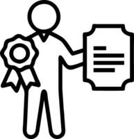 Quality Control Technician with ISO Badge and Lab Report concept as A quality control technician holding an ISO badge and a lab report set against a dreamy backg vector