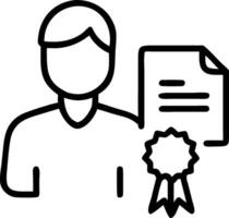 Quality Engineer with Control Plan and Certificate concept as An image of a quality engineer with a control plan and certificate set against a dreamy background vector