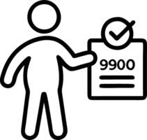 Quality Coordinator with Checklist and ISO9001 Certificate concept as An image of a quality coordinator with a checklist and ISO9001 certificate set against a dr vector